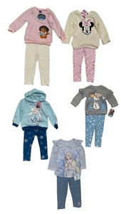 NWT Disney Characters Sweatshirts or Long Sleeves Tops & Leggings Sets Sz 12M-3T - Picture 1 of 6