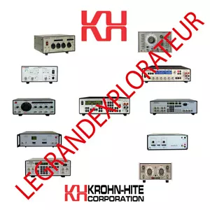 Ultimate Krohn-Hite Repair Service Maintenance & Owner Manuals 90 PDFs manual s - Picture 1 of 1