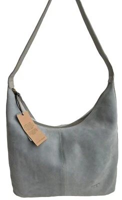 Nuevo Maxi Bolso de Hombro Hobo Margot New York Gamuza Cuero - Azul Hielo Grande $158  Foto 1 de 4