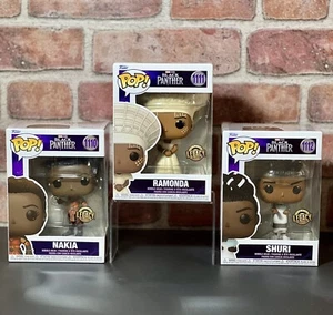 Funko Pop! Black Panther Legacy Collection #1110 #1111 #1112 with protector box - Picture 1 of 24