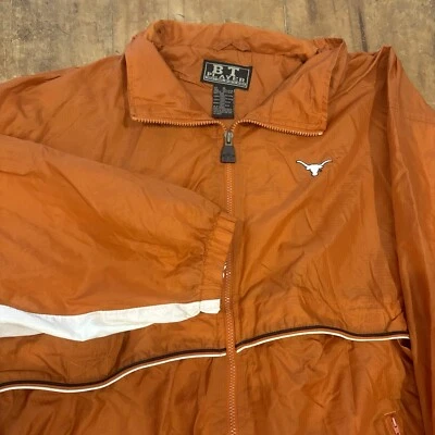 Vintage BT Player Texas Long Horns Men’s Full Zip Windbreaker Jacket Size XL - Image 1 of 4