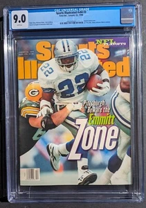 Emmitt Smith, Sports Illustrated CGC 9.0 Newstand January 22, 1996 - Picture 1 of 3