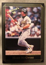 1992 Investor's Journal Mark McGwire Baseball Card #86 Athletics Mid-Grade
