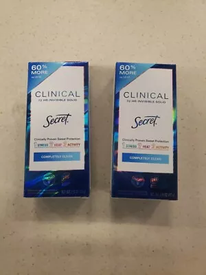 2 Secret Clinical Strength Women's Antiperspirant and Deodorant - 2.6oz.  9/2025 - Image 1 of 2