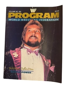 WWF WWE Program Volume 150 Million Dollar Man Hogan Ventura Hart Ron Bass Sleeve - Picture 1 of 2