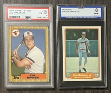 Cal Ripken Jr. High Graded Cards With RC