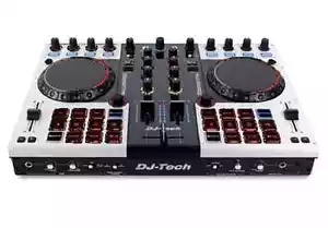 DJ Tech DRAGON TWO Professional 4-ChannelDigital DJ Controller and Mixer - Picture 1 of 2