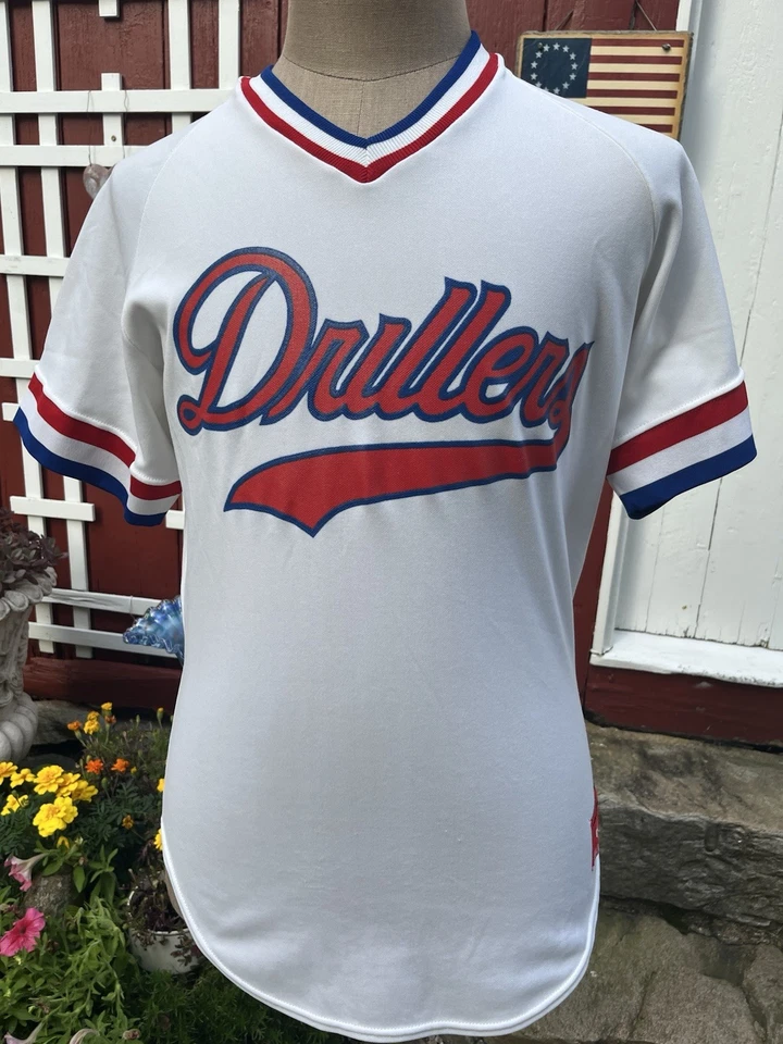 Винтажная бейсбольная футболка Tulsa Drillers малой лиги размер 44 (M-L) No31 редкая - Изображение 1 из 4