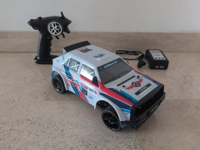 Lancia Delta Integrale 1/16 4WD Mini Rally Come Nuova Pronta al Uso RTR 2.4ghz - Immagine 1 di 4