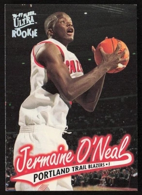 Ultra Jermaine O'Neal #89 1996-97 novato Portland Trail Blazers Foto 1 de 2