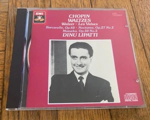 Chopin 14 Waltzes DINU LIPATTI Valses (CD) Barcarolle Op. 60 Nocturne Op. 27 & 2 - Picture 1 of 3