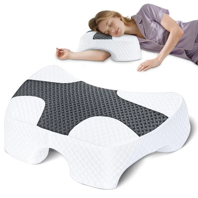 Side Sleeper Pillow with Arm Hole, Memory Foam Shoulder Multi-Angle Armholes ... - Image 1 of 4