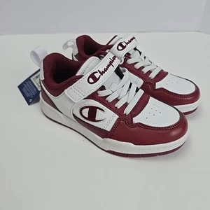 Champion Arena Power Low Red White Skater Sneakers Size 11 Boys - Picture 1 of 10