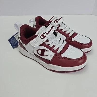 Champion Arena Power Low Red White Skater Sneakers Size 11 Boys - Image 1 of 4