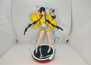 KOTOBUKIYA Elesa & Emolga 1/8 PVC Figure Kamitsure Emonga Pokemon Used Japan - Picture 1 of 9