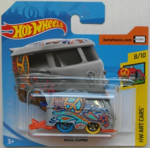 Hot Wheels VW Bus T1 Volkswagen Kool Kombi mattgrau HW Art Cars Neu/OVP Dragster - Picture 1 of 5