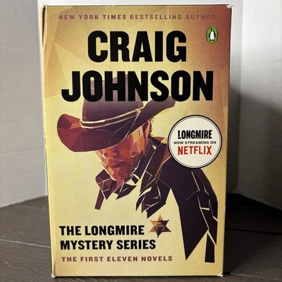 Longmire Mystery Series 10 Books by Craig Johnson Paperback Box Set Missing 1 - Image 1 of 4