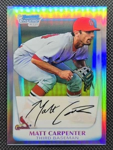 2011 Bowman Chrome Matt Carpenter 1st Prospect Refractor /799 #BCP66 CARDINALS - Picture 1 of 2