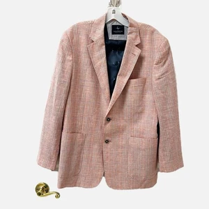 Tailorbyrd Herren Blazer Gr. 42 S Mehrfarbig Rosa Mantel Jacke Leinen Baumwolle - Bild 1 von 10