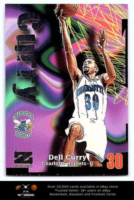 1997-98 SkyBox Z-Force BASKETBALL #65 Dell Curry - Image 1 of 2