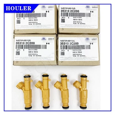 Nuevos inyectores de combustible originales para motor Hyundai Genesis cupé 2,0 LT 2013-2014 Foto 1 de 2