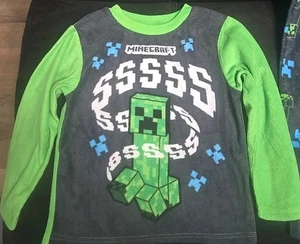 Minecraft Pajamas Set Boys size Small 6 - Picture 1 of 3