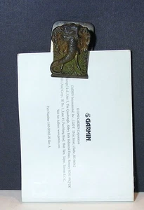 Vtg. Brass elephant letter clip - 2-7/8" X 2"  Judd Cast antique collectible - Picture 1 of 4