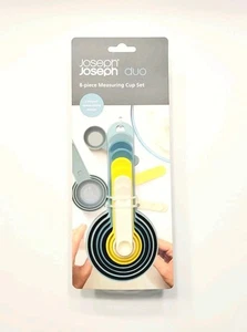 Joseph Measuring Spoon & Cup Set Kitchen 8-Pieces Multicolor Kitchen Space-Saver - Picture 1 of 13