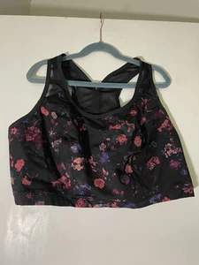 Lane Bryant Livi Active Low Impact No Wire Floral Sports Bra Size 22/24 See Desc - Picture 1 of 4