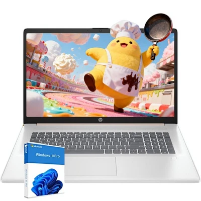 Computadora portátil HP 17,3" Win11Pro hasta 4,6 GHz i5-1334U hasta 64 GB RAM 2 TB retroiluminada Foto 1 de 4