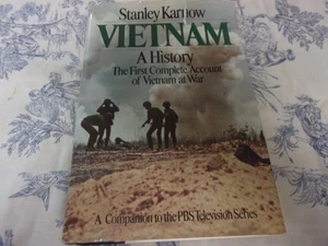 Vtg. 1983 "Vietnam: A History" by Stanley Karnow 3rd Ed. Hardcover Book w/ DJ - Picture 1 of 11