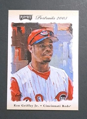 2003 Playoff Portraits - Ken Griffey Jr #30 Beige /250 - Image 1 of 4