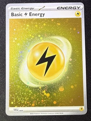 Basic Lightning Energy (Cosmos Holo) 004 Sv01: Scarlet & Violet Base Set Holo - Image 1 of 2