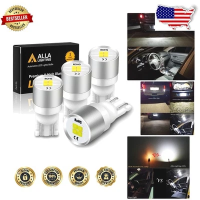 Bright T10 W5W 194 LED Interior Exterior Lights 1000LM 50000hr White Waterproof - Image 1 of 4