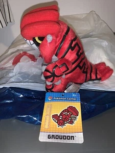 Pokemon Center 2010 exclusive Groudon Pokedoll official plush rare TCPI - Picture 1 of 7