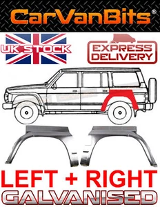 FÜR NISSAN PATROL Y60 GY60 90-97 5 TÜRER RADLAUF KOTFLÜGEL REPARATURPANEL PAAR - Bild 1 von 9