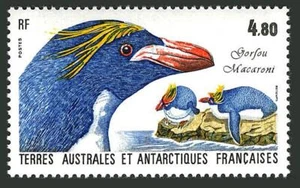 FSAT 132, MNH. Michel 222. Bird Macaroni Penguins, 1987. - Picture 1 of 1