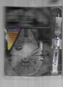 STAR WARS 1996 R2-D2 COLLECTOR TIMEPIECE WITH MILLENNIUM FALCON WATCH CASE - Picture 1 of 2