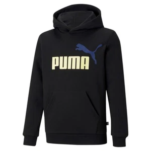Puma Kids Essential ESS+ 2 Col Big Logo Hoodie FL B Hooded Sweatshirt - Picture 1 of 7