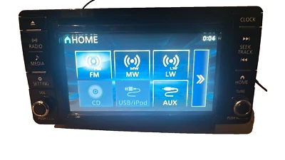 Original Radio MITSUBISHI ASX CD AUX USB iPod 8701A750 TOP ZUSTAND geprüft - Bild 1 von 2