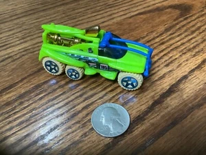 Hot Wheels Thrill Racers Desert XS-IVE Neon Green 2011 (with Tan Wheels) Loose - Picture 1 of 8