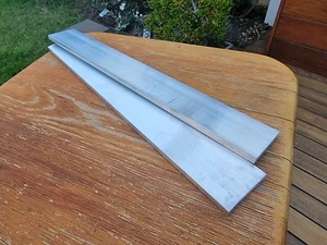 Aluminium Flat Bar - 6mm x 40mm - 6060 Grade - Multiple Lengths - Solid Ally Bar - Foto 1 di 4