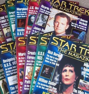 Star Trek The Magazine #13 thru #24 published 2000 - 2001 sold individually - Picture 1 of 8