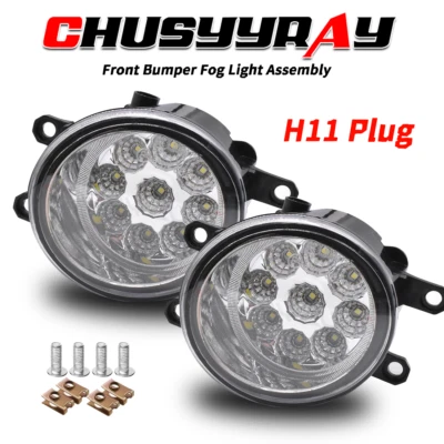 Par de luces antiniebla LED transparentes para parachoques Lexus ES300h ES350 2013-2015 luces de conducción Foto 1 de 4