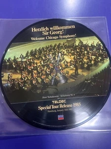 Picture Disc Album - Herzlich willkommen Sir Georg! Chicago Symphony! DECCA 1985 - Picture 1 of 5
