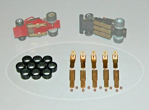 Kit pièces neuves TCR MK2 : 10 lames + 10 ressorts + 10 pneus arrière uréthane - Imagen 1 de 1