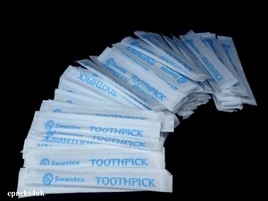 plastic toothpicks with bristles