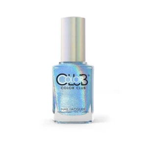 Color Club Nail Lacquer, Over the Moon, Blue Holographic - Picture 1 of 2