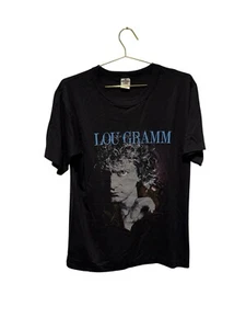 T-shirt uomo Lou Gramm lunga look rigido taglia L - Foto 1 di 3