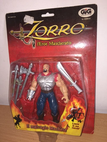 Playmates Zorro EVIL MACHETE 6" Action Figure MOC, 2003 Cover